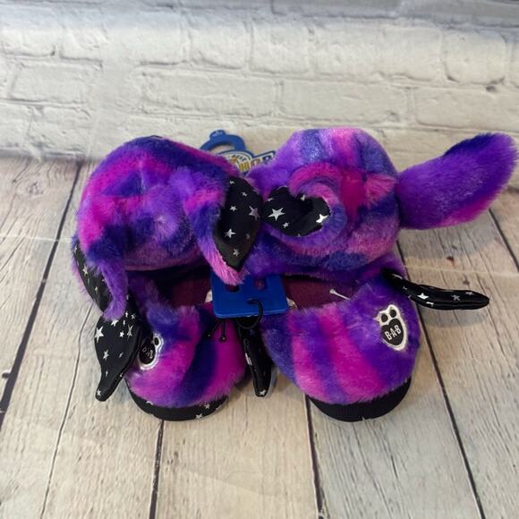 Build A Bear Workshop Purple Bats Toddler Slippers - Picture 2 of 4